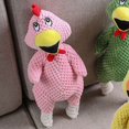 thumbnail image 2 of Dog Dog Squeaky Toy Soft Teeth Cleaning Interactive Chicken Shape Stuffed Puppy Chewing Toy for Large Dog, 2 of 5