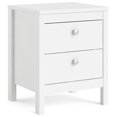 thumbnail image 4 of Tvilum, White Madrid 2 Drawer Nightstand, 4 of 5