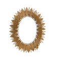 thumbnail image 1 of Miroir Crisma avec cadre en métal doré, 1 of 2