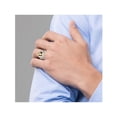 thumbnail image 4 of Mens Flying Eagle Sterling Silver Ring with Black Enamel, 4 of 4