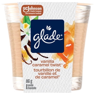Glade® Chandelle parfumée, tourbollin de vanille et de caramel