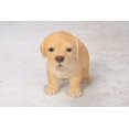 thumbnail image 2 of Garden Decor Animal Statue Yellow Standing Labrador Puppy Statue, 2 of 5