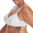 thumbnail image 2 of Hanes Womens X-Temp Foam Wirefree Bra, S, White, 2 of 3