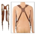 thumbnail image 3 of pitrice Accessoires de Sangle d'Appareil Photo en Cuir de Vache pour Deux Appareils Photo Sangle Sangle Brun, 3 of 8