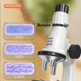 thumbnail image 4 of Microscope for Kids - Science Kit with an Easy-to-Use Kids Microscope  Up to 1200x Zoom  Blank and Prepared Slides, 4 of 6