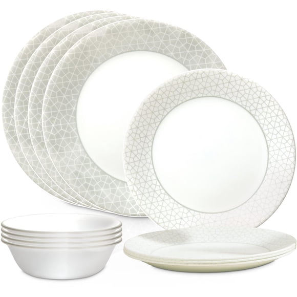 Corelle® Vitrelle® Signature Knox 12-piece Dinnerware Set<br>