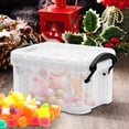 thumbnail image 5 of Yhmxh Closet Organizers and Storage Candy Color Mini Storage Box Transparent Storage Box 0.14 Liters Small Glove Box Cute Lock Jewelry Box Mini Storage, 5 of 5