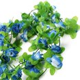 thumbnail image 2 of 2Pcs Artficial Small Rose Rattan Imitation Flower Hanging Vine Fake Plant Decoration for Home Wedding Party, 2 of 7