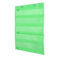 thumbnail image 1 of Tableau de Poche Horaire, Poches Transparentes 5 Rangées Combinaison d'Utilisation Tableau de Poche Polyester PVC pour Enfants pour l'École pour Activités, 1 of 8