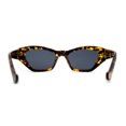 thumbnail image 2 of Womens Mod Thick Plastic Chunky Cat Eye Sunglasses Tortoise Black, 2 of 4