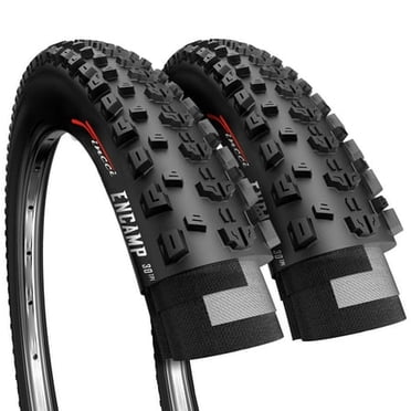 Fincci Encamp Paire de Pneus de Vélo de Montagne Pliables 26 x 2,25 57-559 pour Route VTT Vélo Tout-Terrain - Pneus de Vélo 26x2,25 Pouces Lot de 2