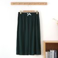 thumbnail image 2 of Pantalon de Pyjama Capri pour Femme, Détente, Décontracté, Été, Bas Amples Comfy, Jambe Grand, Court, Pantalon de Nuit avec Poches, 2 of 3