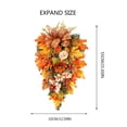 thumbnail image 3 of Color Thanksgiving Decoration Pendant Autumn Simulation Flower Peony Sunflower Hanging Tree Maple Leaf, 3 of 3