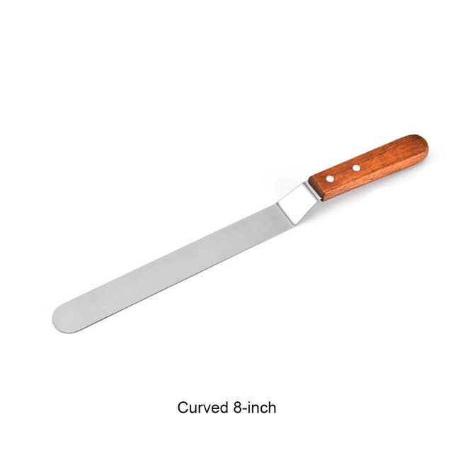 mmirethe Frosting Spatula Multifunctional Tool For Cake Decoration Multifunction Best Helper Offset Spatula Scimitar 10in 2Set