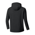thumbnail image 5 of Sentmoon Winter Coat Plus Size Hooded Neck Long Sleeve Snowboard Jacket Zipper Solid Color Windproof Waterproof Clothing with Pockets Fall and Winter Trendy for Running and Hiking, 5 of 5