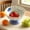 bleu, variante sur Seyotauo Assiettes à Dessert en Céramique, Assiette de Dîner Fruits Mignonne, Panier à Fruits Peint à la Main Assiette Haute Plateau Debout en Céramique Plat Haut en Céramique pour Fruits Thé Gâteau Dessert Noix Bol à Fruits Décoratif