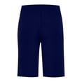 thumbnail image 4 of Plebaso Mens Shorts Summer Beach Shorts with Drawstring Solid Color Lightweight Vacation Pocket Shorts, 4 of 6