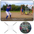 thumbnail image 3 of LJNYFDC Durable Baseball Mesh Baseball Strike Zone Target Net with Hooks Portable Softball Baseball Pitching Accuracy Training Mesh Adjustable Hitting Batting, 3 of 7