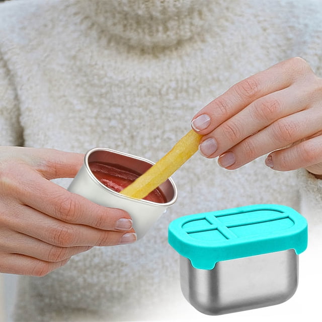 Matoen Boîtes à Croustilles Bento en Acier Inoxydable 304 pour Trempettes