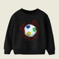 thumbnail image 2 of QIPOPIQ Chandails en Molleton Fille Pull Col Rond Hiver Manches Longues Hauts Chemises Taille 3-14 Ans Vêtements Enfants Liquidation, 2 of 4