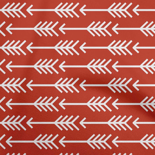oneOone Tissu en Coton Flex Rouge Tissu pour Robe Tissu Imprimé au Mètre 40 Pouces de Large