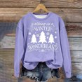 thumbnail image 1 of Jsaierl Chandails en Molleton de Noël Grande Taille pour Femmes Imprimé Arbre de Noël Décontracté Col Rond Chandail Automne Manches Longues 2024, 1 of 4