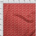 thumbnail image 3 of oneOone Coton Flex Tissu Rouge Jacobée Robe Florale Tissu Tissu Imprimé par la Cour 40 Pouces de Large, 3 of 4