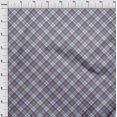 thumbnail image 4 of oneOone Velvet Dark Rose Brown Fabric Check Craft Projects Decor Fabric Printed By The Yard 58 Inch Wide, 4 of 4