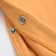 thumbnail image 4 of tarylea Newborn Baby Girls Boys Clothes Crew Neck Button Rompers Long Sleeve Solid Color Jumpsuits Casual Fall Comfy Outfits, 4 of 8