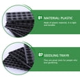 thumbnail image 4 of MasteelfCA 10pcs Plant Starter Kit Plant Growing Trays Planting Germination Plates, 4 of 9