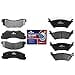 thumbnail image 2 of YXPCARS Ceramic Brake Pads for FORD F-150 2015 2016 2017/FORD F-150 Brake Pads 2012 2013 2014(Front and Rear), 2 of 4