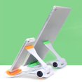 thumbnail image 4 of Phone Stand Strong Load Capacity Adjustable Anti-slip Foldable Hands-free Desk Stand Mobile Phone Holder for Tablet, 4 of 10