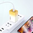 thumbnail image 3 of Chmadoxn Chargeur Dégradé 65W QC3.0 LED Multiport Standard Tête de Charge Rapide Prise de Charge, 3 of 6