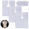 thumbnail image 2 of 100 Pcs Cape de Salon de Coiffure Jetable Cape de Barbier avec 100 Pcs Gants Jetables, 2 of 10
