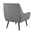 thumbnail image 4 of Chaise en flanelle grise Marley, 4 of 9