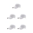 thumbnail image 3 of relayinert Lightweight And Breathable Sun Cap Sporty Style For Outdoor Enthusiasts Adjustable Strap Polyester Outdoors Sun Cap white 5Set, 3 of 6