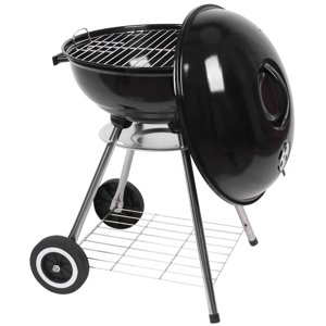 Kcelarec 18 Inch Portable Charcoal Grill Barbecue Grill with Wheels for Outdoor Courtyard Picnic Camping Tailgating BBQ Kettle
