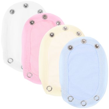 4pcs Toddler Jumpsuit Extenders Baby Bodysuit Snap Extensions