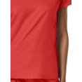thumbnail image 2 of EON Women's COOLMAX V-Neck Solid Scrub Top, 2 of 2