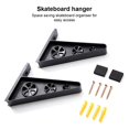 thumbnail image 2 of MesaSe Skateboard Wall-mounted Holder Heavy Duty Umbrella Nonslip Storage Rack Snowboard Organizing Display Hanger, 2 of 8