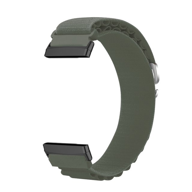 Stretch Woven Nylon Watch Band Replacement G Hook Smartwatch Strap Fit For Versa 4 3 Sense 2