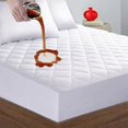 thumbnail image 2 of Refurbished Safe and Sound Quilted Fitted Queen Mattress Pad Cover, 2 of 2