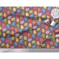 thumbnail image 3 of Soimoi Rayon Crepe Fabric Egg Easter Print Fabric by Yard 46 Inch Wide, 3 of 3