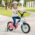 thumbnail image 2 of Costway 12" Kids Bike with Adjustable Saddle Handlebar Removable Training Wheels Handbrake Red, 2 of 10