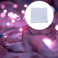 thumbnail image 1 of 100 Pcs Lingettes pour Lunettes Colorées Élégantes Différentes Résistantes à l'Usure Design Unique Apparence Exquise Chiffon de Nettoyage Distinctif Blanc 15*18cm, 1 of 9