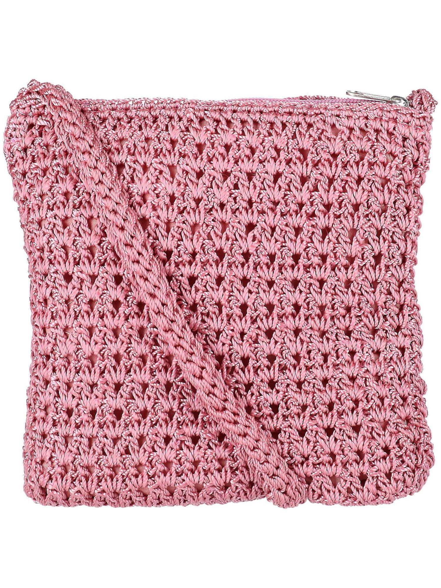 CTM®  Crochet Crossbody Handbag (Women's)