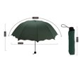 thumbnail image 4 of Triple Folding Dome Ruffled Parasol Sun Rain Umbrella Anti-UV Parasol (Pink), 4 of 6