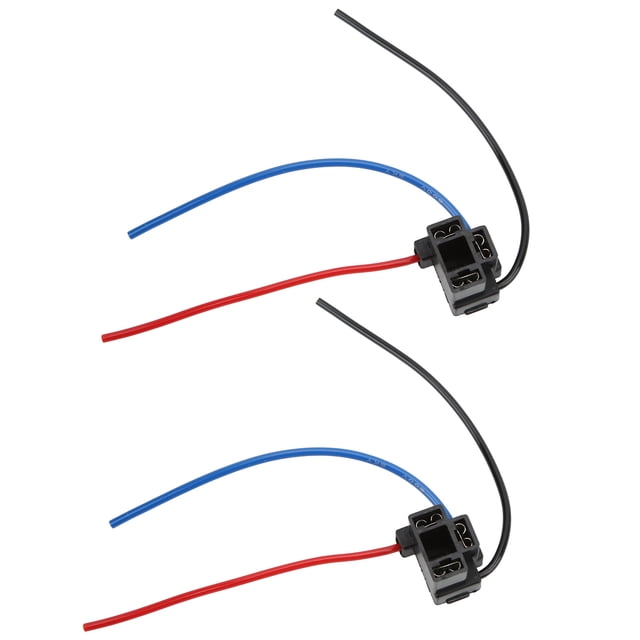 LED Bulb Connector,2pcs Headlight Sockets H4 Relay Harness Headlight Socket Compact and Lightweight