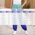 thumbnail image 3 of Cowsor Girls Graphic Print Sweatpants Athletic Drawstring Joggers Cute Track Pants with Pockets for Kids, 3 of 6