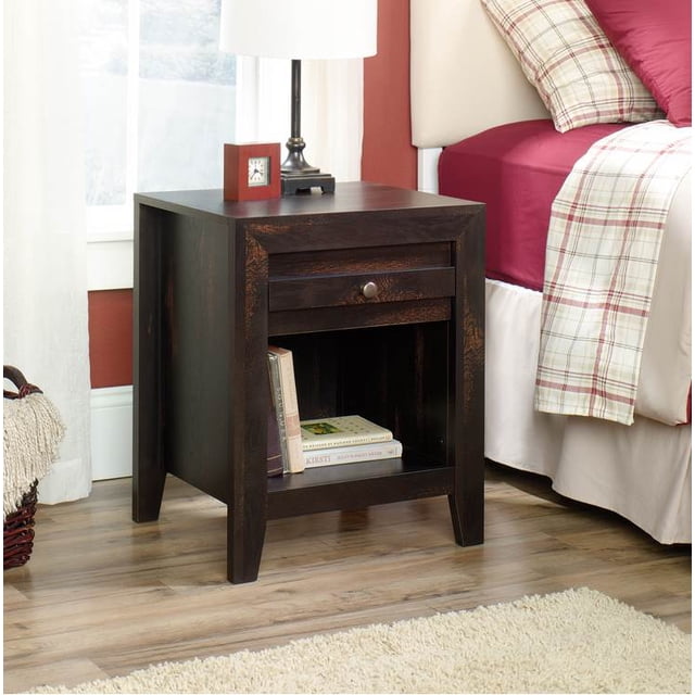 Sauder Menuiserie 418587 Dakota Pass Meuble de Maison Lit Table de Nuit Char Pin